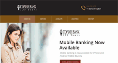 Desktop Screenshot of copiahbank.com